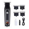 Fabricantes transfronterizos de cabezales de afeitado eléctricos con cabezal de aceite, pantalla digital, venta al por mayor transfronteriza, cortadora de cabello de carga rápida, cortadora eléctrica compacta LCD