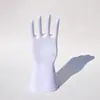 Luvas Masculinas Grossas Modelo de Mão Industrial Anticongelante Grandes Esportivas de Soldagem Plástico Moderno Simples Abstrato Masculino Preto