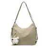 2026 Tendencia de Exportación Nueva Moda Versátil Bolso de Hombro para Mujer Bolso Cruzado Casual Simple Bolso de Tela Repelente al Agua