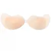 Almofadas de Silicone Sólido em Formato de Manga para Seios Femininos, Protetores de Mamilo Invisíveis e Sem Costura, Sutiãs Finos de Verão, Protetores de Mamilo para Vestido de Noiva Sem Alças