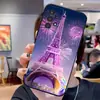 Adequado para capa de celular S25ULTRA TPU macio A54 A17 Torre Eiffel de desenho animado S26PLUS fogos de artifício A90 capa protetora A07