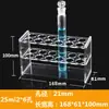 Suporte Colorimétrico de Vidro para Tubos Acrílico Suporte para Tubos de Ensaio Colorimétricos 10/25/50/100ml 6/12 Furos Laboratório