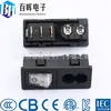Enchufe de Ocho Pines con Interruptor, Toma de Ocho Pines Rectangular con Interruptor Basculante, Toma Adaptadora Certificada de Seguridad