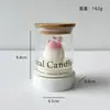 Taza de Flor de Tulipán Vela Aromática de Cera Amante de la Atmósfera Regalo de Vacaciones Vidrio Aromático a Flor de Tulipán Cera Recuerdo