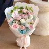 Papel Floral Espesado con Pétalos Rasgados a Mano, Papel de Envoltura para Flores, Materiales de Arte Floral, Arte para Ramos, Papel de Envoltura para Flores Frescas