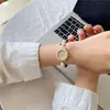 Relógio de Pulso Minimalista Artístico Simples Dopamina para Estudantes Femininas Nicho Sensação de Alto Padrão Estilo Campus para Provas Femininas