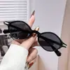 Novos Óculos Nerd Tendência Estilo Influenciador Armação Oval Tartaruga Vintage Retro Liso Anti Luz Azul Sem Grau
