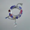 Pulseira Azul Oceano de Verão Nova e Incrível Mais Vendida com Pingentes de Estrela, Estilosa e na Moda, Perfeita para Estudantes, Perfeita como Presente