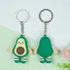 Chaveiro Pingente de Abacate Fofo Pingente de Borracha Macia Para Casal Mochila Escolar Pequeno Presente Presente Carro Chaveiro Atacado