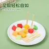Tenedores Desechables para Fruta, Brochetas de Bambú, Palillos para Fruta, Bolsas Desechables para Postre y Pastel Comerciales, Tenedores Desechables de Bambú al por Mayor