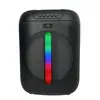 Venda Quente Exportação Alto-falante K Song Outdoor de 8 polegadas 10W para Reuniões Familiares, Reprodução Bluetooth com Microfone com Fio, Graves Profundos