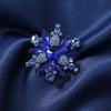 Nova moda vintage broche de vidro geométrico liga strass corsage casaco roupas pino acessórios atacado