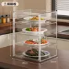 Caja de Almacenamiento de Alimentos a Prueba de Polvo Personalizada, Exhibidor Totalmente Transparente, Gabinete de Almacenamiento de Bolsas, Caja de Exhibición de Figura Lbubu Extra Grande