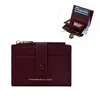 Billetera Corta RFID Anti-Skimming Nueva 2026 para Mujer con Múltiples Ranuras para Tarjetas, Monedero con Cremallera Transfronterizo para Mujer