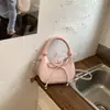 Bolso de Hombro de Moda para Viajes de Primavera/Verano 2026, Bolso de Mano Elegante de Alta Calidad con Lazo, Bolso Cruzado