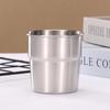 Procesamiento de taza de cerveza de acero inoxidable personalizada portátil para camping al aire libre Taza antiquemaduras con aislamiento térmico para café al por mayor