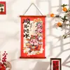 Adornos Colgantes para Decoración de Año Nuevo, Colgantes del Festival de Primavera del Año del Caballo 2026, Parejas Pequeñas Colgantes de Estilo Chino para la Ambientación de Año Nuevo y el Día de Año Nuevo