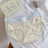 Ropa interior para niñas Algodón puro 10A Antibacterial Entrepierna extendida de 16 cm Algodón Categoría a respetuoso con la piel Calzones finos para mujer para las cuatro estaciones