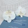 Patrón artificial tocado de flores de phalaenopsis sombrero flor haciendo hecho a mano diy mano regalo pastel postre accesorios de mesa