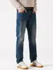 Ropa de Hombre Fengshe / 2026 Otoño-Invierno Nuevo Estilo Americano Toro Grande Clásico Ajuste Delgado Pierna Recta Vaqueros Retro