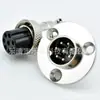 Soquete de Aviação GX16 Flange Fêmea 2/3/4/5/6/7/8/9/10 Plugue Conector Integrado