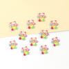 Nuevos mini lindos accesorios de resina de oso de dopamina de hielo diy accesorios para uñas funda para teléfono móvil accesorios para el cabello