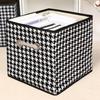 Caja de Almacenamiento de Tela No Tejida Directa de Fábrica Sin Tapa Caja de Almacenamiento Plegable Caja de Almacenamiento para Cajón de Armario Almacenamiento de Ropa Interior