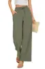Transfronterizo 2025 Amazon Ropa Nueva para Mujer Estampado Digital Cintura Alta Casual Suelto Pierna Ancha Pantalones Largos Shopee Comercio Exterior