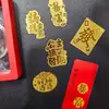 Shuibei Mismo Estilo Oro Puro 999 Pegatina de Oro para Teléfono 2Mg, La Riqueza Viene de Todas Partes, Accesorio Creativo Regalo Venta al por Mayor