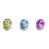 Cuentas sueltas acrílicas de 8 mm con efecto de onda de agua, mezcla de colores, hechas a mano, con cuentas, impresas y teñidas, cuentas de agujero recto, accesorios de material para cadena de teléfono móvil DIY