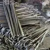 Pinzas de hierro forjado para fuego pinzas para basura de estilo antiguo pinza de boca plana extendida pinzas gruesas para fuego para el hogar pinza para briquetas de carbón pinza para carbón