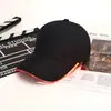 Gorra luminosa LED gorra de running luminosa de algodón puro con visera protección solar para exteriores gorra de béisbol para alpinismo a prueba de sol LOGO