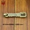 Hebilla de Cierre Estilo Chino Antiguo Cadena de Cierre Retro Hebilla de Puerta Cerradura de Puerta Perno de Puerta Principal Gabinete Pomo de Puerta de Cobre Grueso