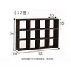 Suporte de Xícara de Chá de Parede com Múltiplos Compartimentos Feito Sob Medida Xadrez Novo Estilo Chinês Suporte Armazenamento Bule Panela Suporte Ornamentos Louça de Porcelana para Brincadeira Cultural