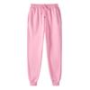 Calças Casuais Masculinas e Femininas de Outono e Inverno Transfronteiriças, Forradas com Fleece, Espessadas, Desejo Quente, Esportivas, Cor Sólida, Calças de Moletom