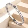 Pulseira de aço inoxidável para meninas alto padrão banho nicho feminino não desbota fecho titânio aço joias joias atacado