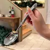 Juego de Cubiertos Estilo Occidental Cuchillo y Tenedor Acero Inoxidable 304 Gama Alta Lujo Cuchara Engrosada Mango Ovalado Cuchillo para Filete Tenedor Cuchara