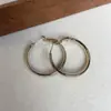 Brincos Argola Exagerados de Prata Esterlina 925 para Mulheres, Brincos Argola Grandes Emagrecedores de Rosto, Brincos Argola de Alta Qualidade para Rostos Quadrados e Redondos