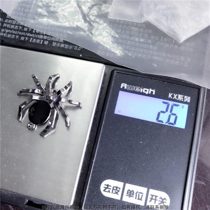 包包服饰链配件 合金DIY昆虫挂件 手工材料蜘蛛小挂件 (7