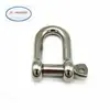 Grilletes de Acero Inoxidable 304 Forma D al por Mayor, Anillos de Conexión para Cadena, Grilletes de Elevación, de Propósito Múltiple, de Elevación Especial