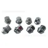 Tuerca de Rueda de Coche M12*1.5M12*1.25 Negra Electroforética Cromada Hexagonal Exterior Tuerca de Neumático