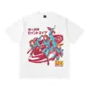 2025 verão nova marca de moda americana amantes masculinos e femininos plus size solto pulôver manga curta camiseta adolescente
