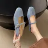Mules Retro Súper Modernos de Punta Cerrada para Mujer, Nuevo Estilo Verano 2026, Zapatos Ligeros de Suela Suave Estilo Chanel Planos sin Cierre para Mujer