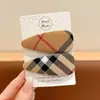Pinza para el pelo de niña otoño invierno 2026 estilo nuevo pinza para flequillo pinza de pico de pato osito pinza recta retro pinza de fieltro de lana para el pelo tocado