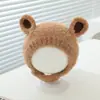 Gorros para Bebé Otoño e Invierno Estilo Coreano Lindos Gorros de Punto para Bebé Gorros de Lana Cálidos de Invierno con Protección para los Oídos para Hombres y Mujeres Bebés y Niños Pequeños