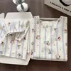 Novo Conjunto de Pijama Feminino de Algodão Nuvem Verão Manga Curta Gola Redonda Casual Plus Size Solto Roupa de Casa Feminina Peça Externa