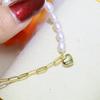 Accesorios de bricolaje S925 collar de perlas de plata esterlina pulsera soporte vacío personalidad conjunto asimétrico accesorios dulce soporte de plata