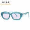 Nuevas Gafas de Sol de Moda Moderna 2708 Gafas Europeas y Americanas Versátiles para Hombres y Mujeres Gafas Transfronterizas Personalizadas para Sesión de Fotos Callejeras