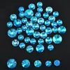 Satélite de Vidro Strass Costurado à Mão Tamanhos Mistos Materiais Neon Fluorescente Furo Duplo Galvanizado Fundo Plano Joias DIY Acessórios para Comércio