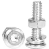 Juego de Tornillos y Tuercas Hexagonales Biselados de Acero Inoxidable 304, Tornillos de Cabeza Plana, Tuercas y Arandelas Combo de Tres Piezas al por Mayor